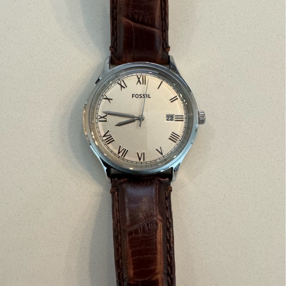 Fossil Watch - Brown Leather Strap